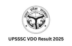 UPSSSC VDO Result 2025