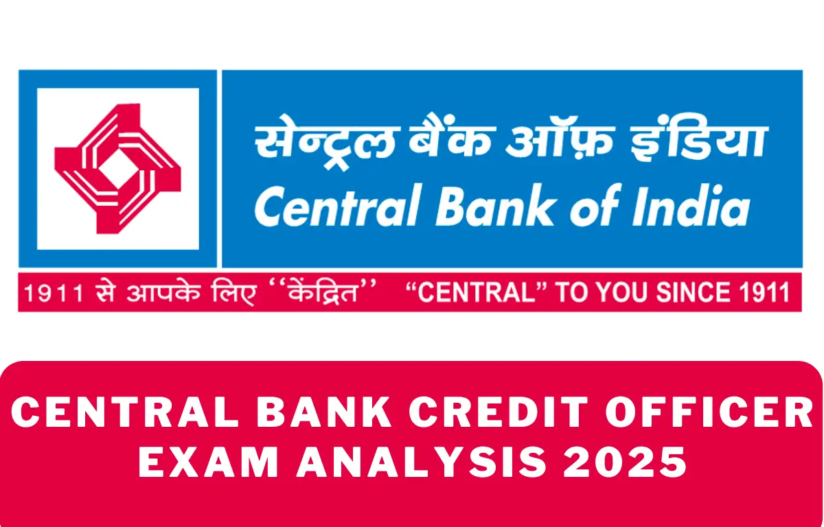 Central Bank of India Credit Officer Exam Analysis 2025