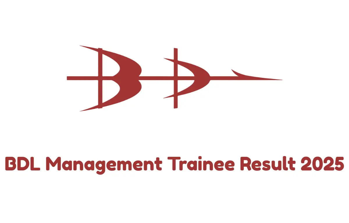 BDL Management Trainee Result 2025