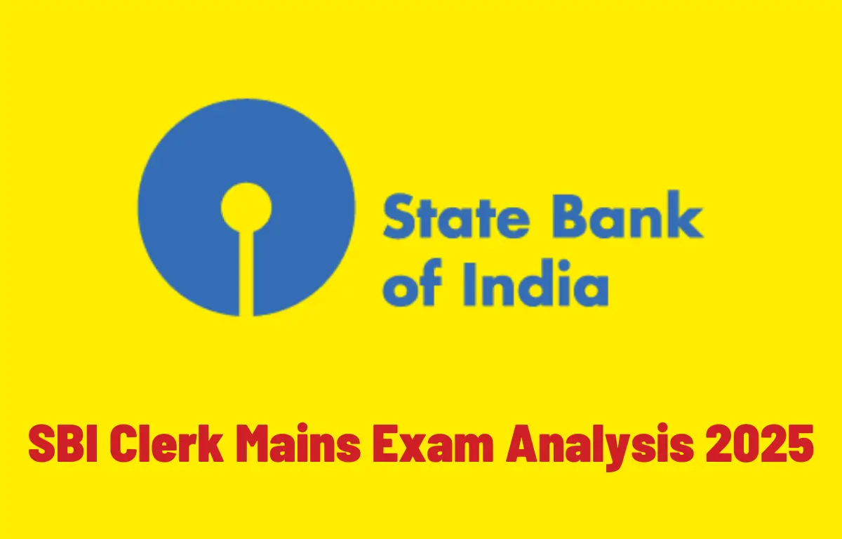 SBI Clerk Mains Exam Analysis 2025