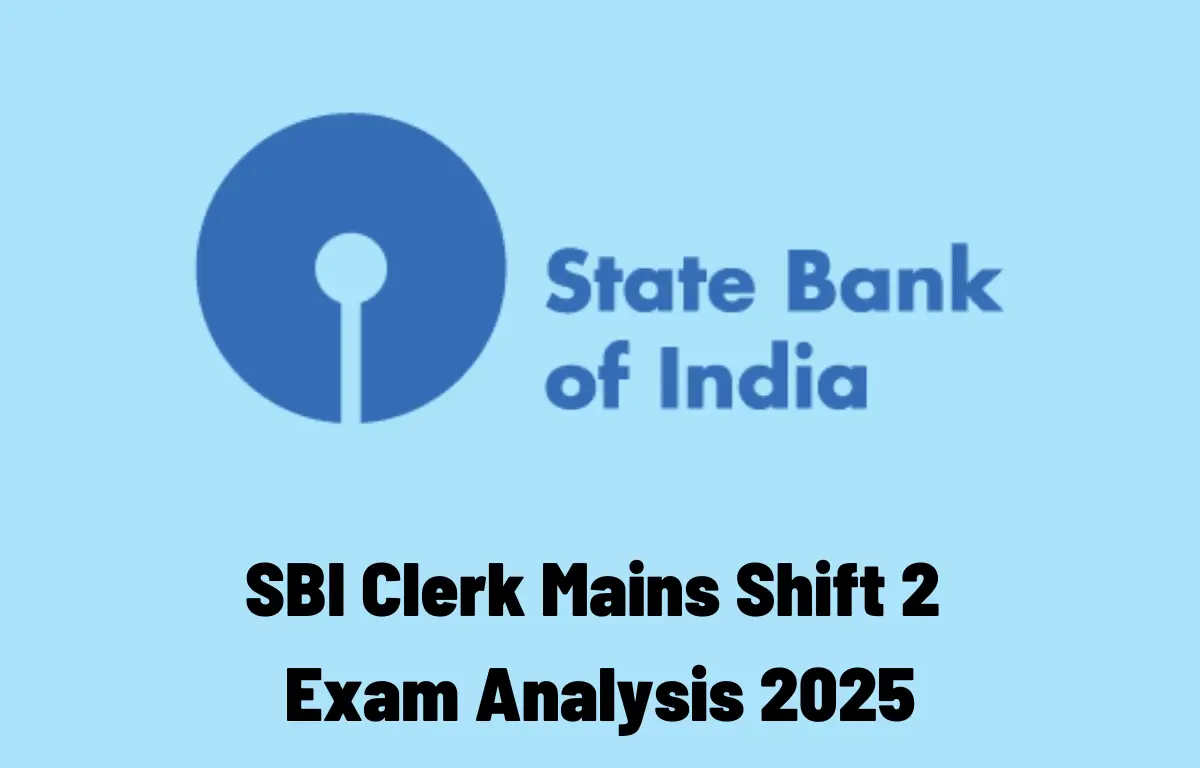 SBI Clerk Mains Shift 2 Exam Analysis 2025