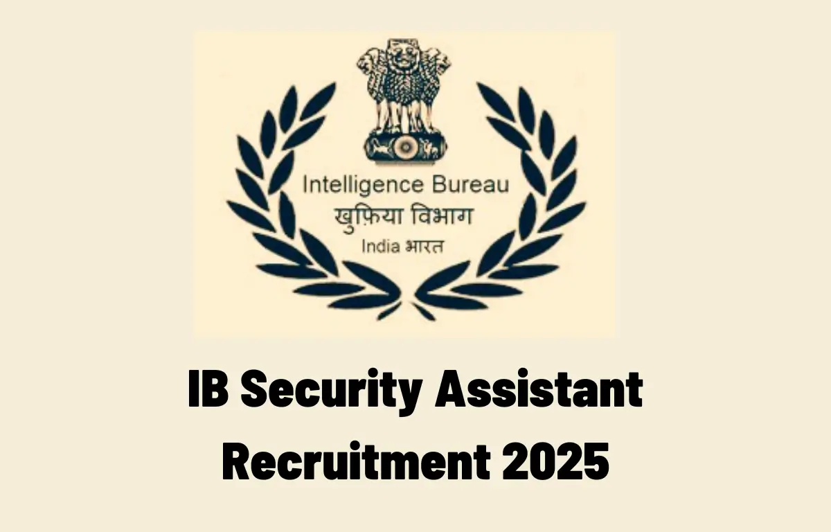 IB SA Recruitment 2025