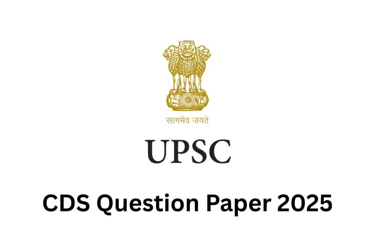 CDS Question Paper 2025