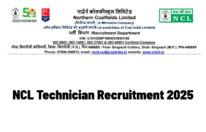 NCL Technician Recruitment 2025 Notification Out for 200 Vacancies