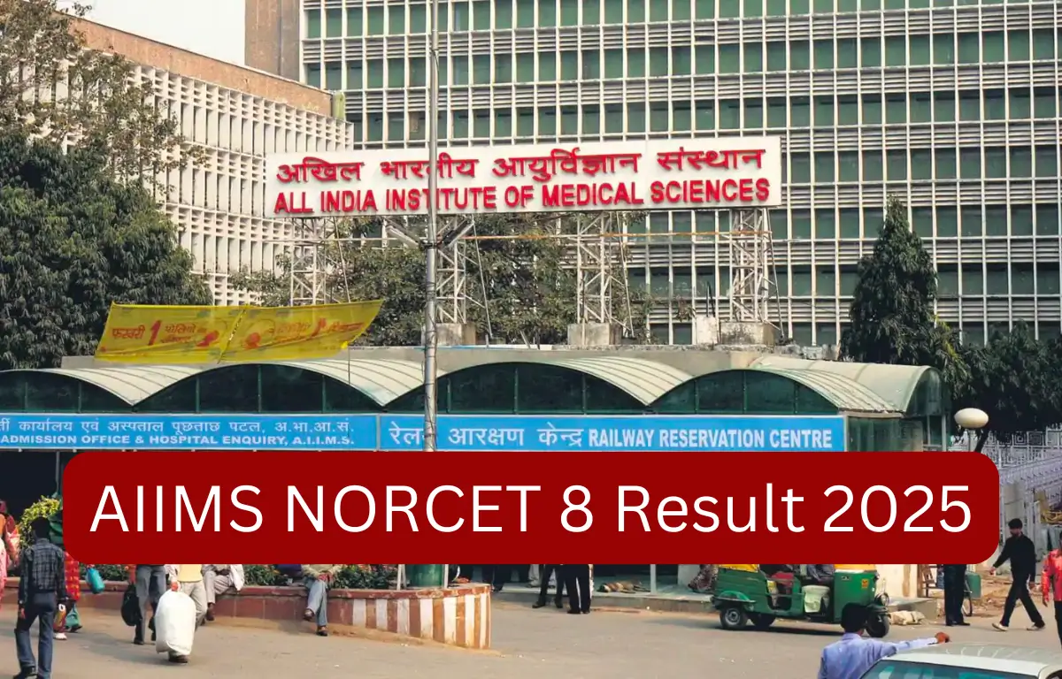 AIIMS NORCET 8 Result 2025