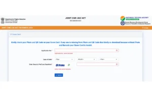 CSIR NET Score Card 2025