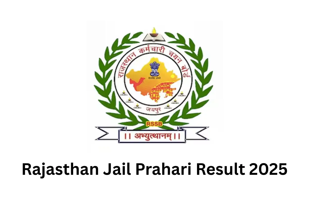 Rajasthan Jail Prahari Result 2025