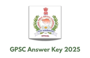 GPSC Answer Key 2025