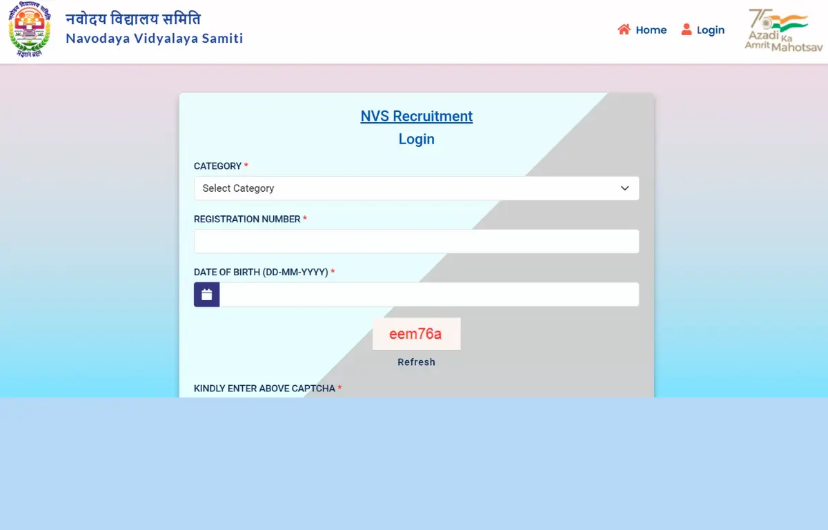 NVS Exam City 2025