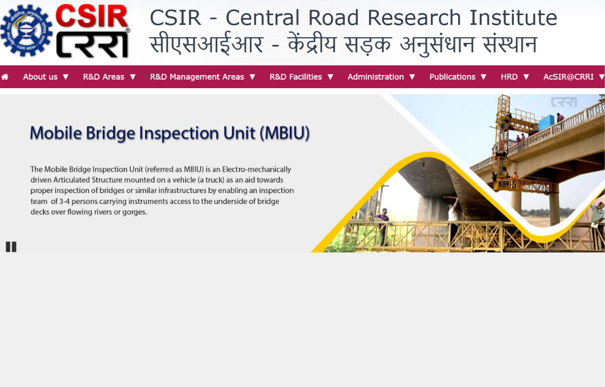 CSIR CRRI Exam Date 2025