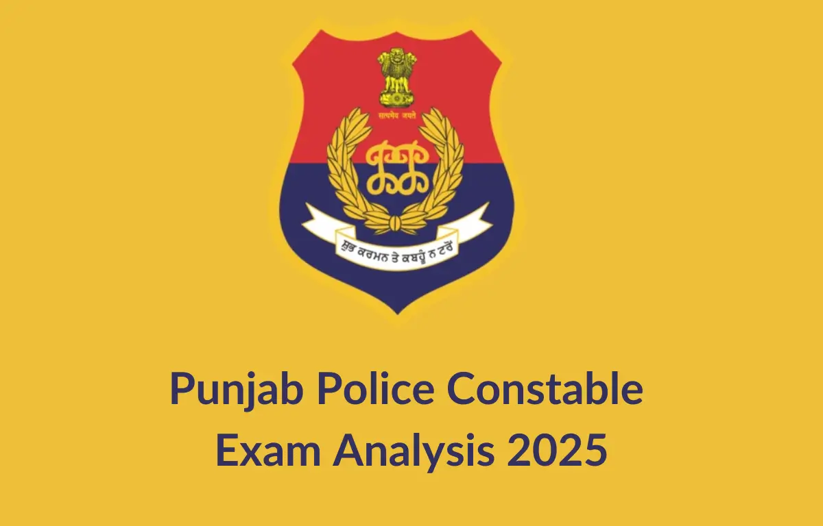 Punjab police constable exam analysis 2025