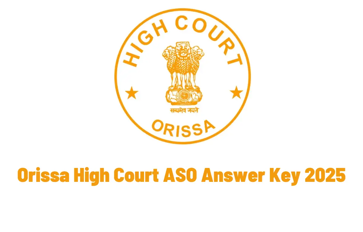 Orissa High Court ASO Answer Key