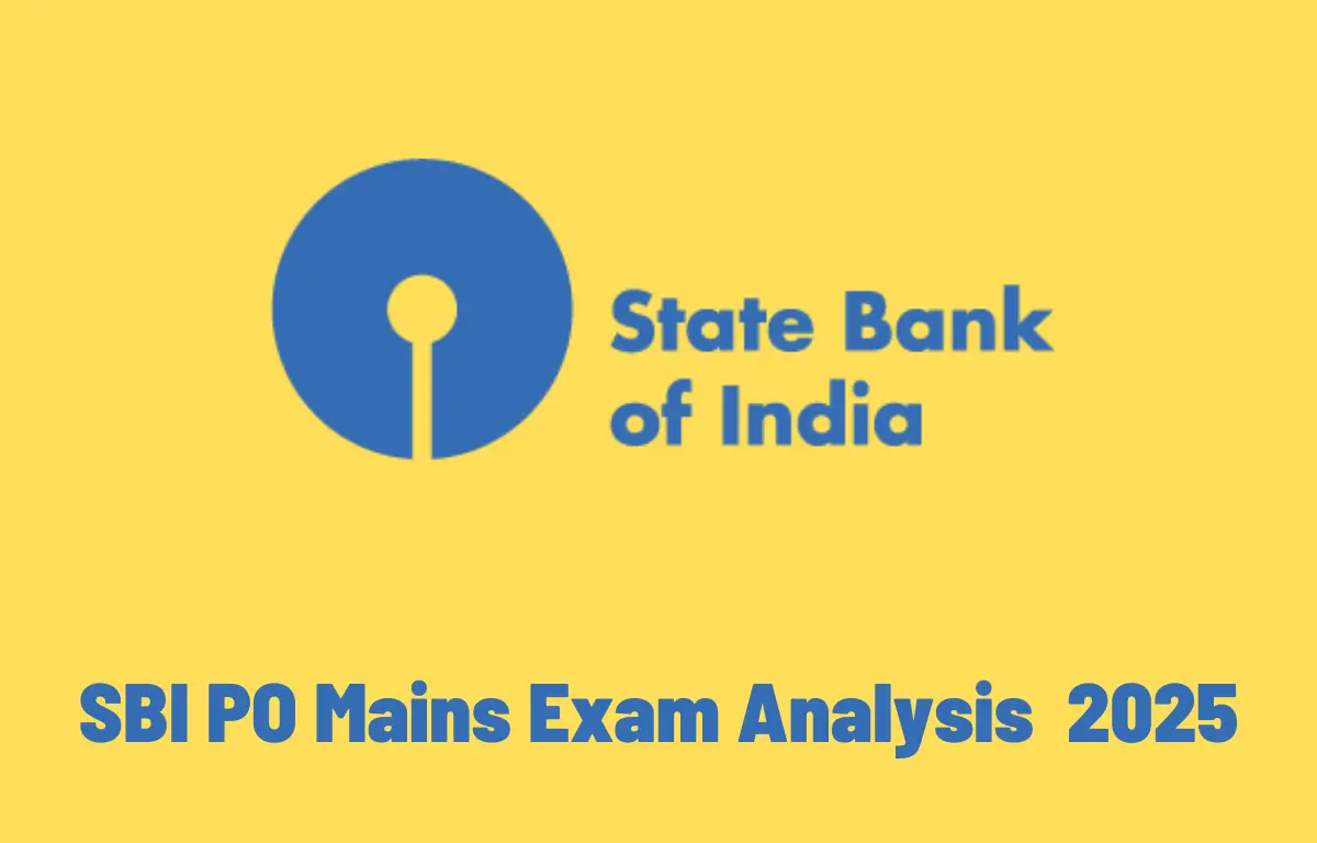 SBI PO Mains Exam Analysis 2025