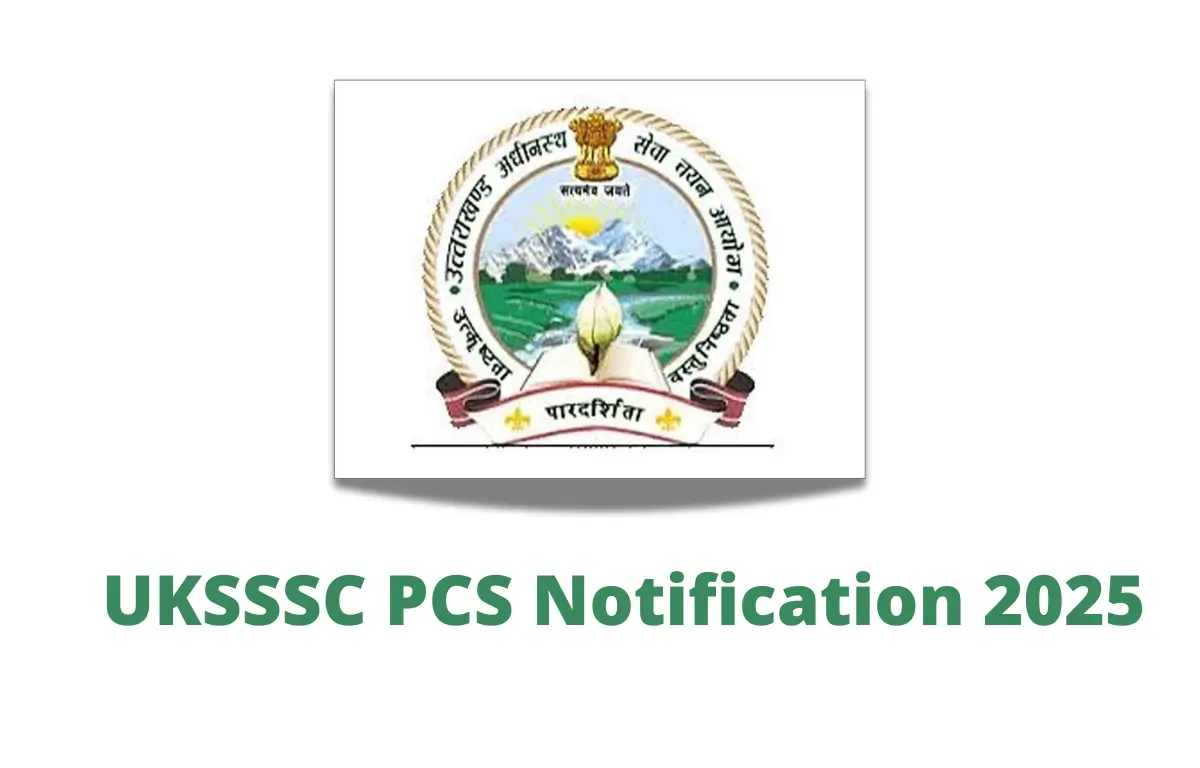 UKPSC PCS Notification 2025