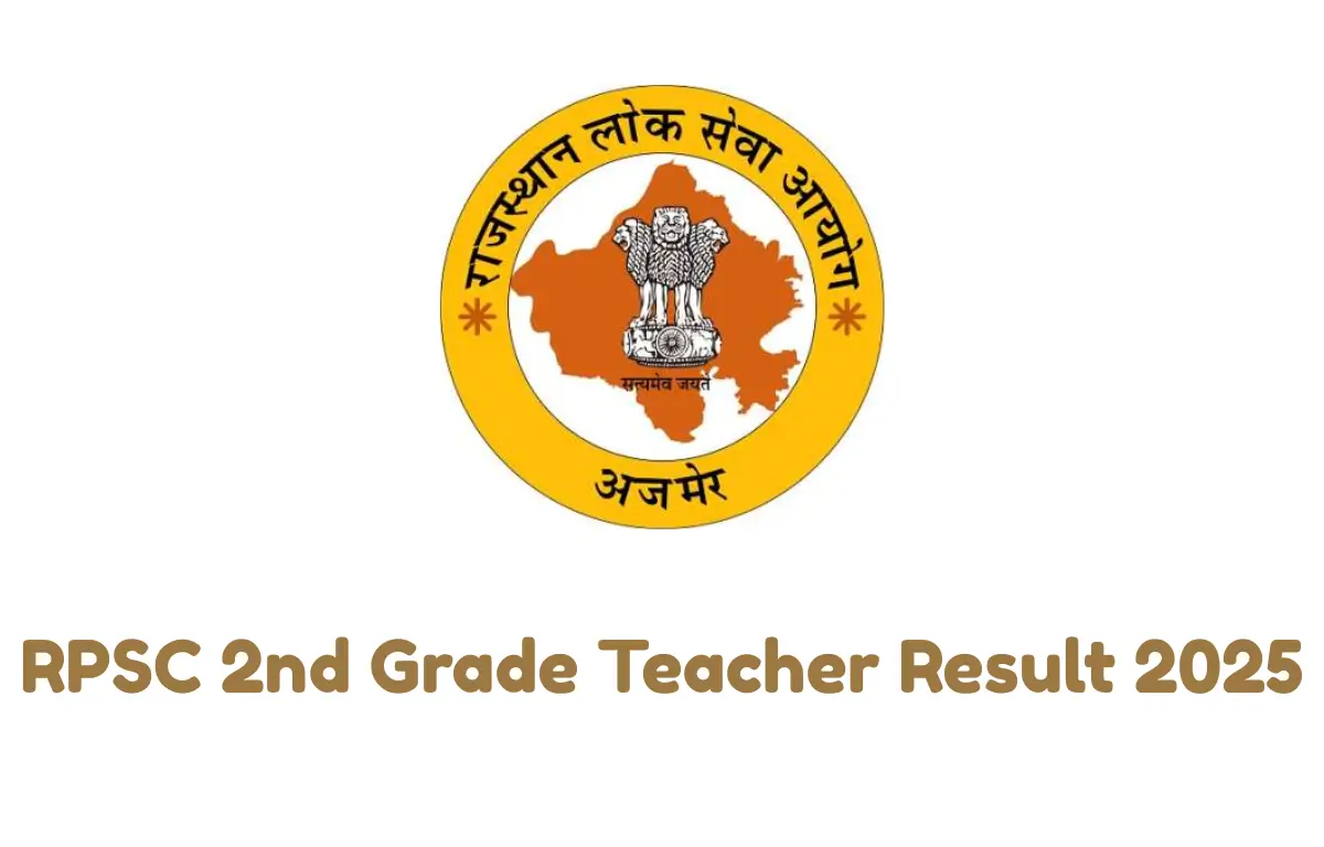 RPSC 2nd Grade Teacher Result 2025