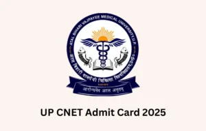 UP CNET Admit Card 2025