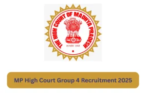 MP High Court Group 4 Recruitment 2025