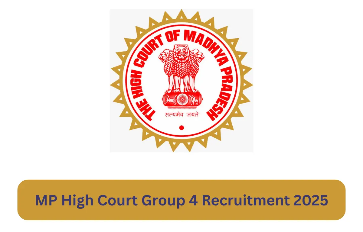 MP High Court Group 4 Recruitment 2025
