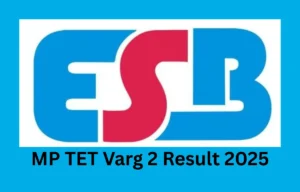 MP TET Varg 2 Result 2025