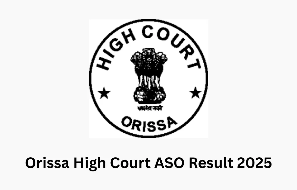 Orissa High Court ASO Result 2025