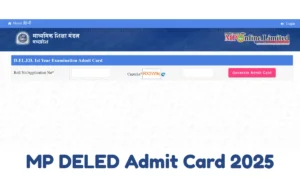 MP DElED Admit Card 2025