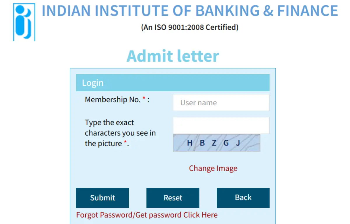 CAIIB Admit Card 2025