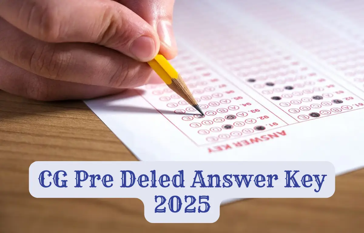 CG Pre Deled Answer Key 2025
