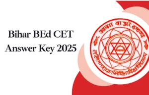 Bihar BEd CET Answer Key 2025