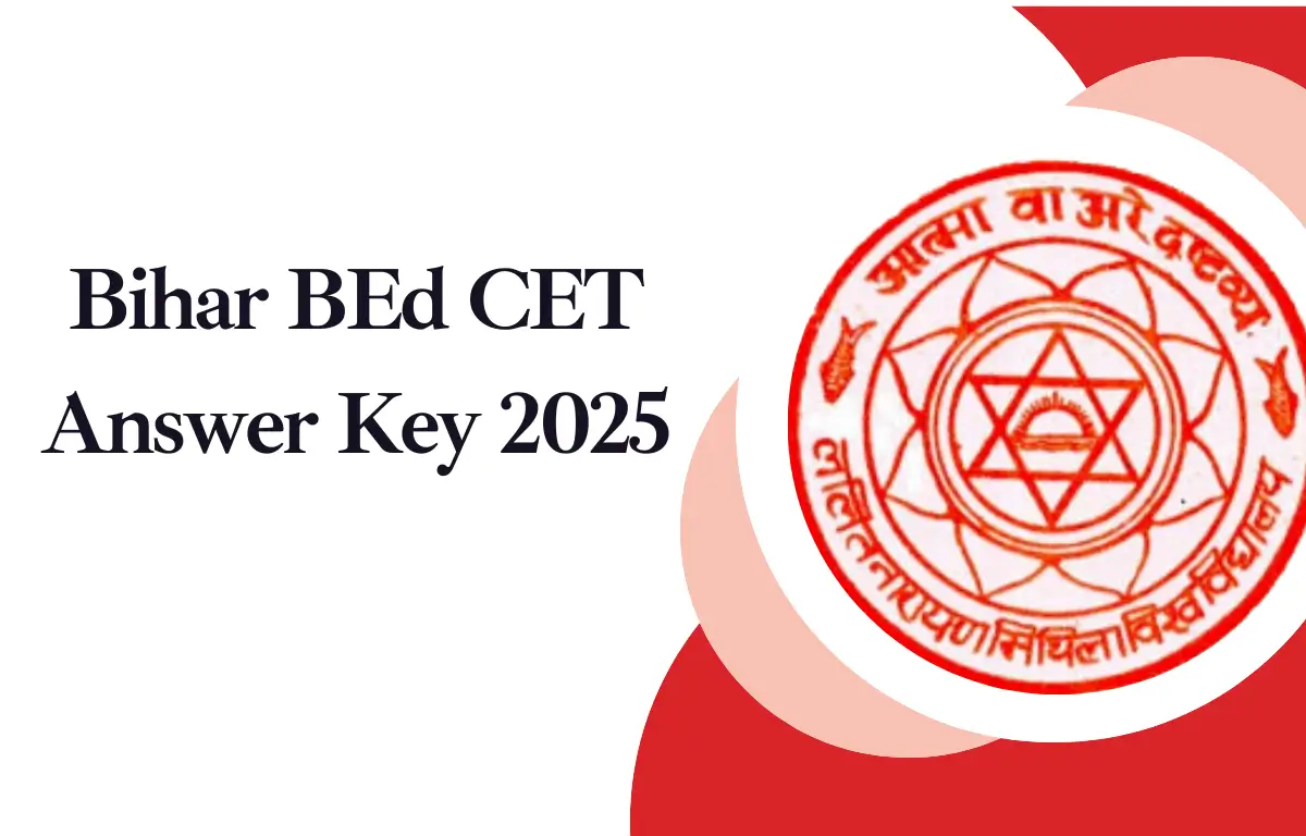 Bihar BEd CET Answer Key 2025