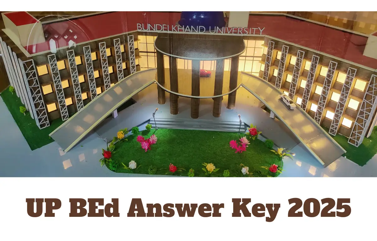UP BEd Answer Key 2025