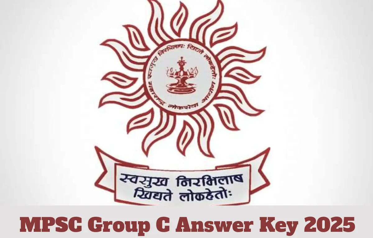 MPSC Group C Answer Key 2025