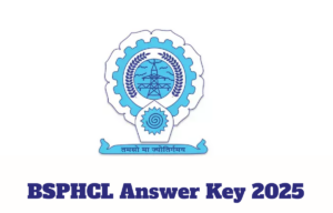 BSPHCL Answer Key 2025