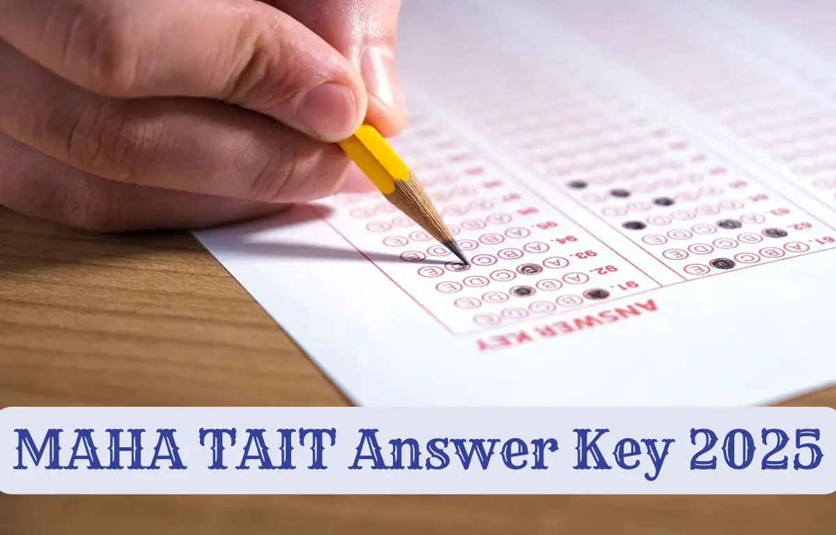 MAHA TAIT Answer Key 2025