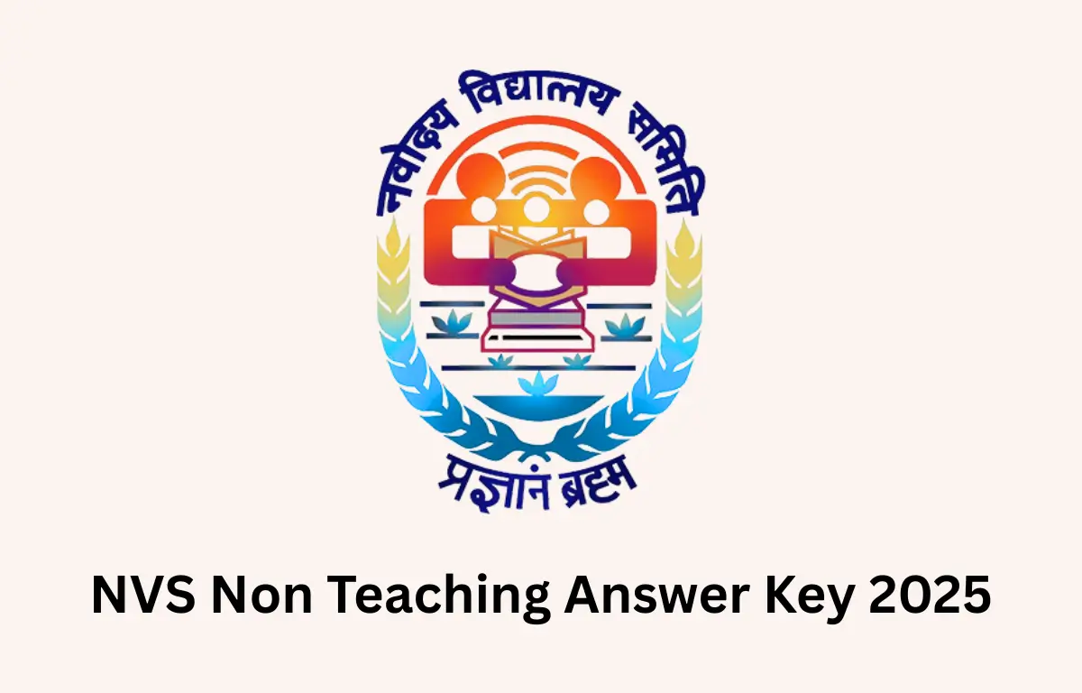 NVS Non Teaching Answer Key 2025