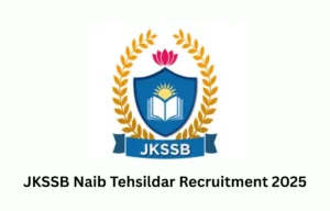 JKSSB Naib Tehsildar Recruitment 2025
