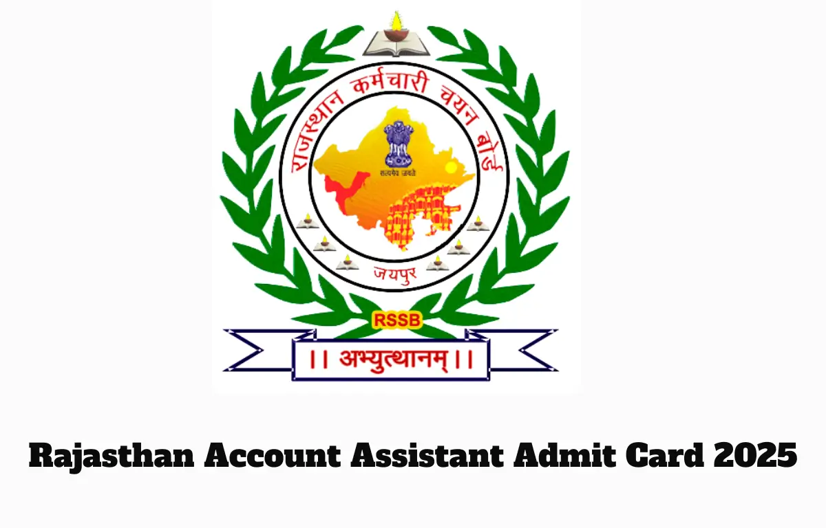 Rajasthan Account Assistant Admit Card 2025