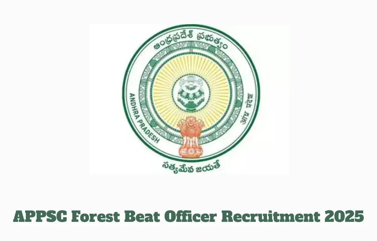 APPSC Forest Beat Officer Recruitment 2025