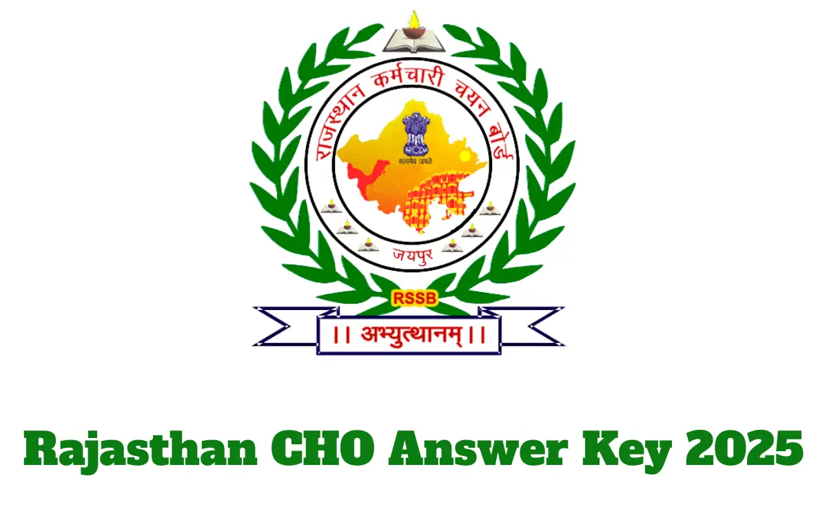 Rajasthan CHO Answer Key 2025