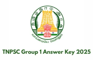 TNPSC Group 1 Answer Key 2025
