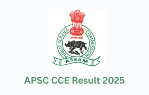 APSC CCE Result 2025