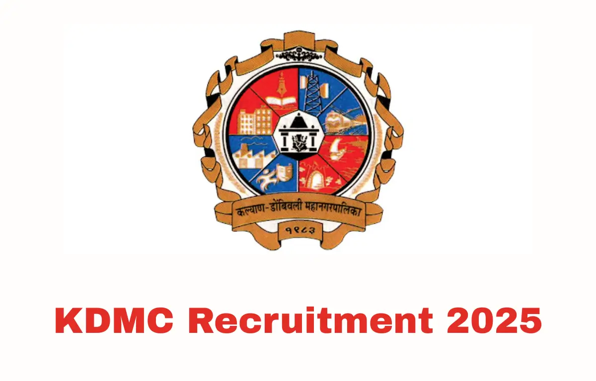 KDMC Recruitment 2025