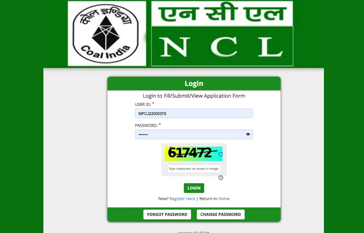 NCL Technician Admit Card 2025