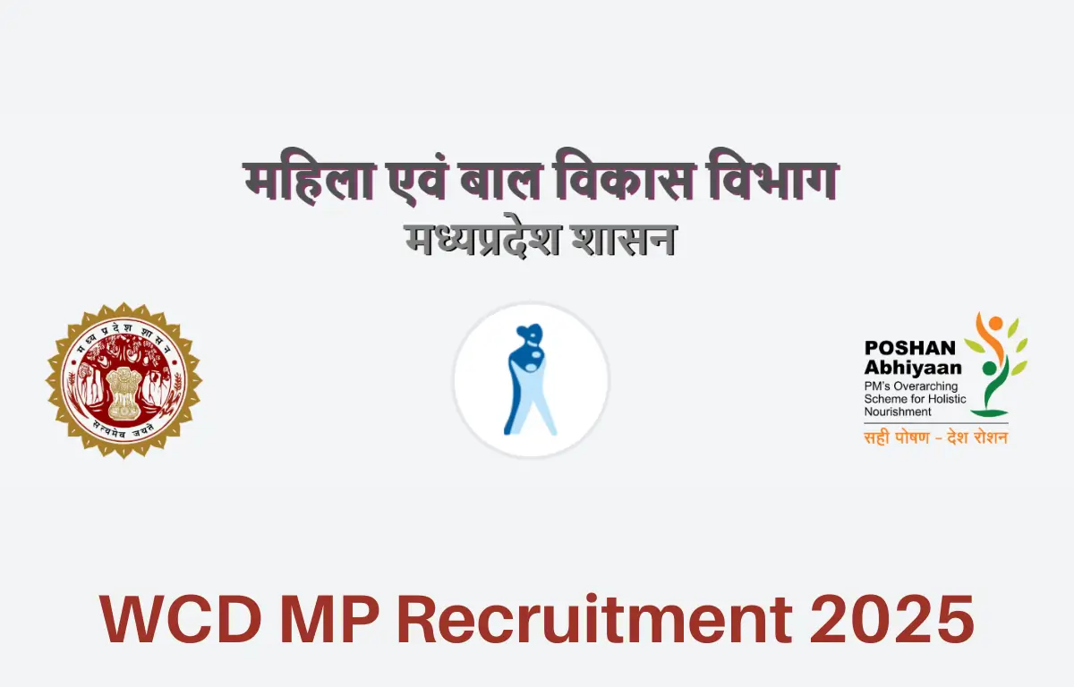 WCD MP Recruitment 2025