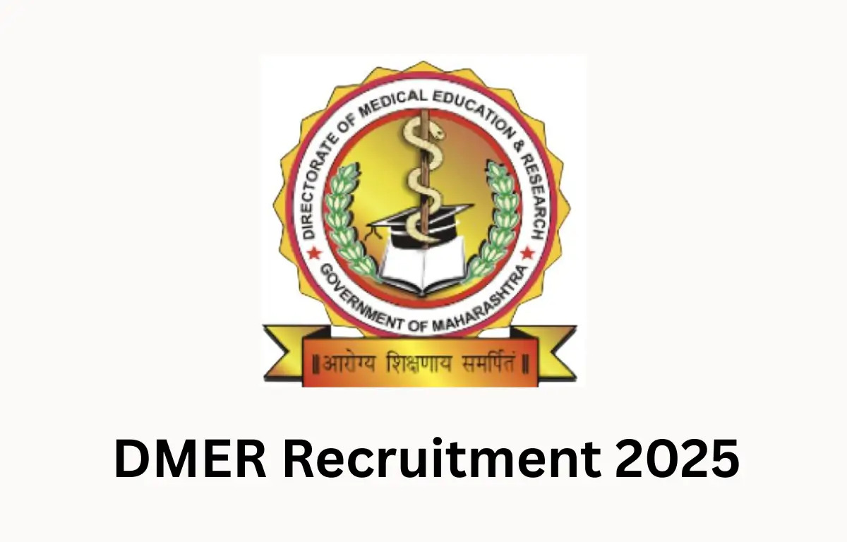 DMER Recruitment 2025