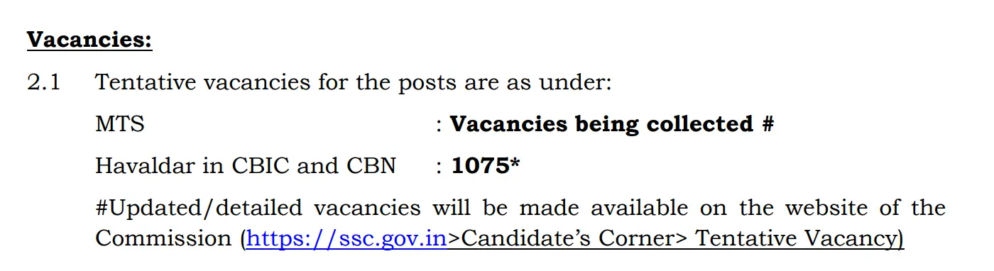 ssc mts vacancy 2025