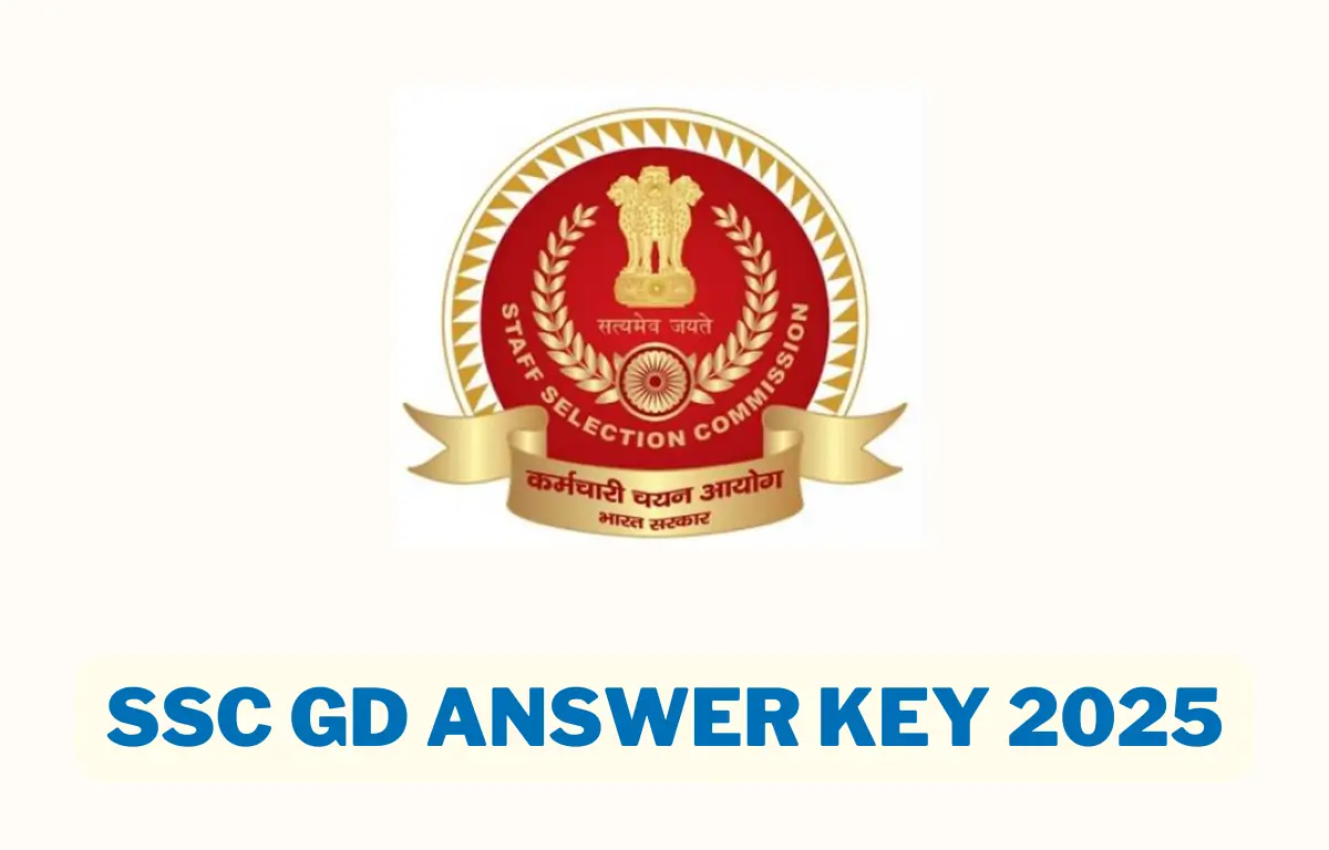 SSC GD Answer Key 2025