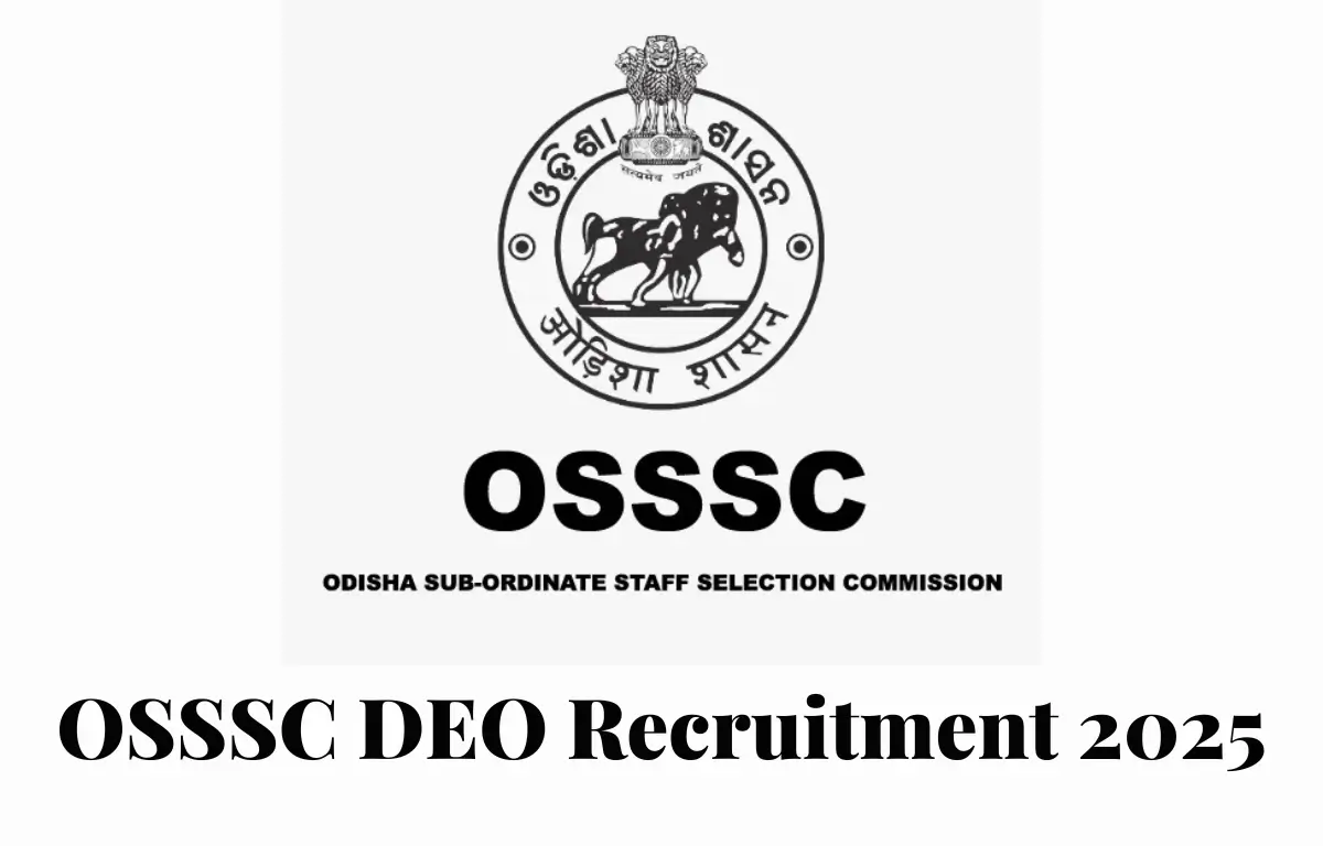OSSSC DEO Recruitment 2025
