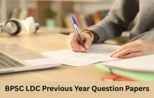 BPSC LDC Previous Year Question Papers