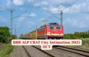 rrb alp cbat city intimation