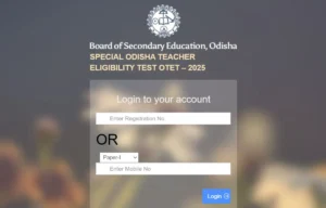 OTET Admit Card 2025